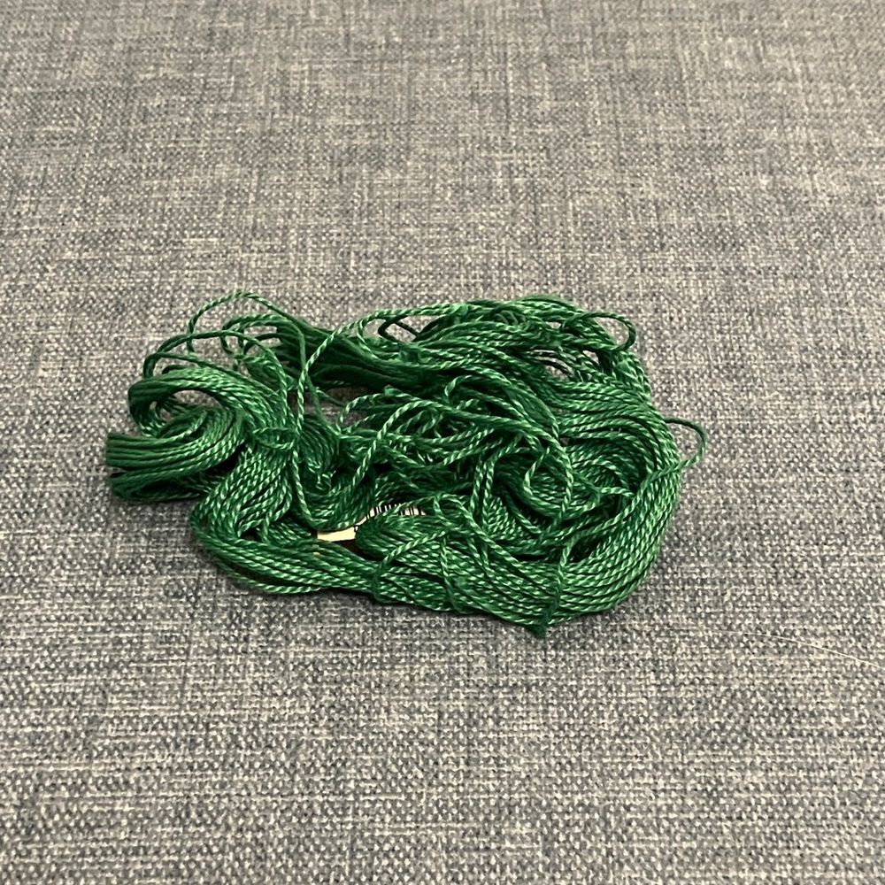Green Needlepoint Thread Yarn